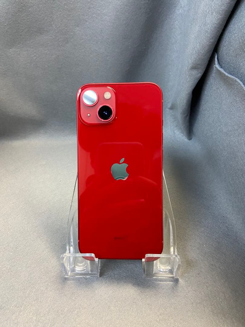 美品 国内版 SIMフリー iPhone13 256GB レット色