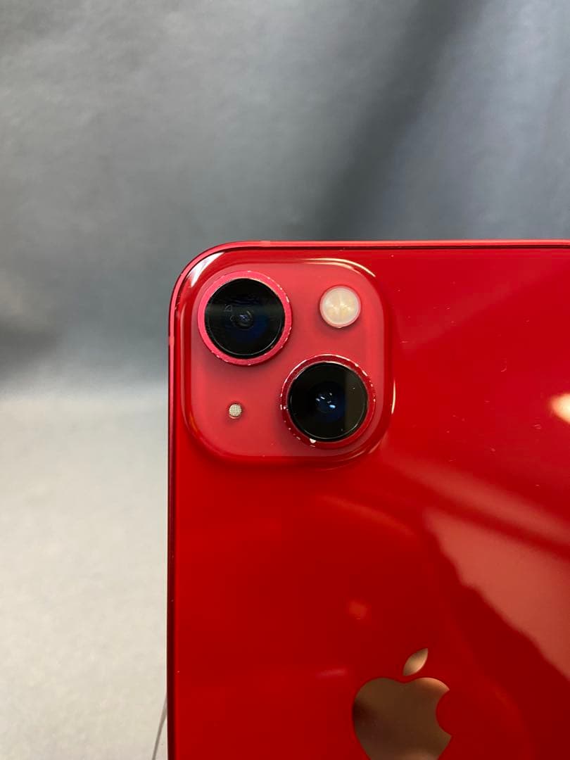 美品 国内版 SIMフリー iPhone13 256GB レット色