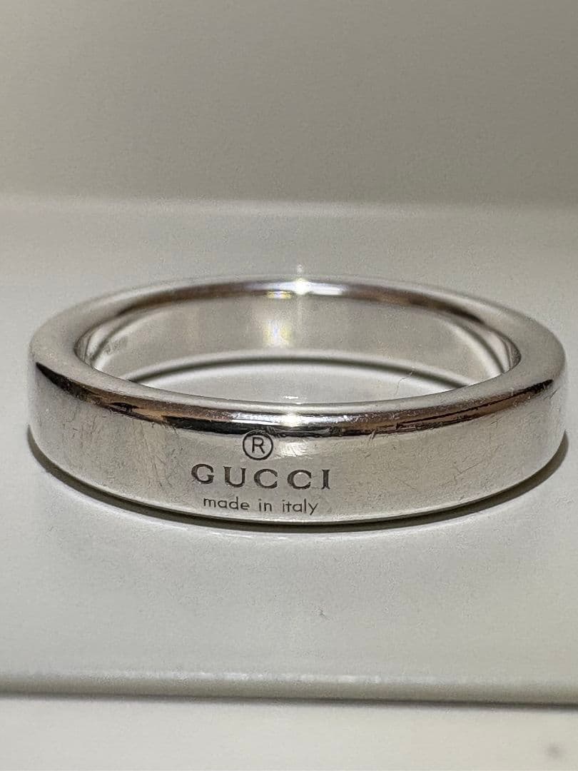 GUCCI ダイアゴナル インターロッキングスリム 刻印:13号【箱/ポーチ付】
