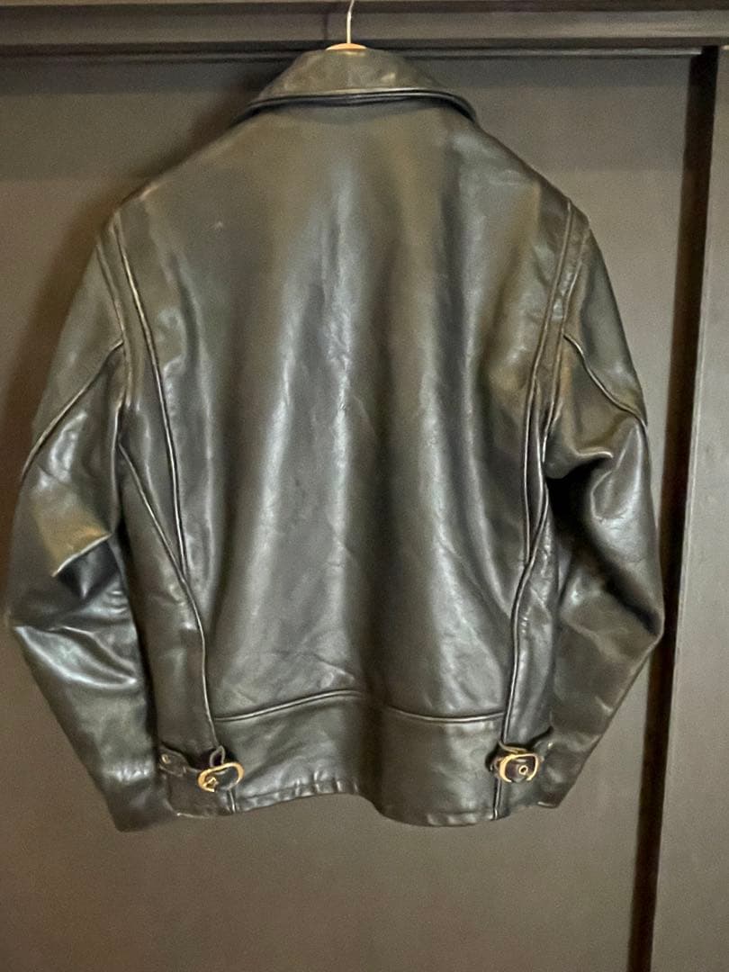 Schott AT101 シングルライダースジャケット 36