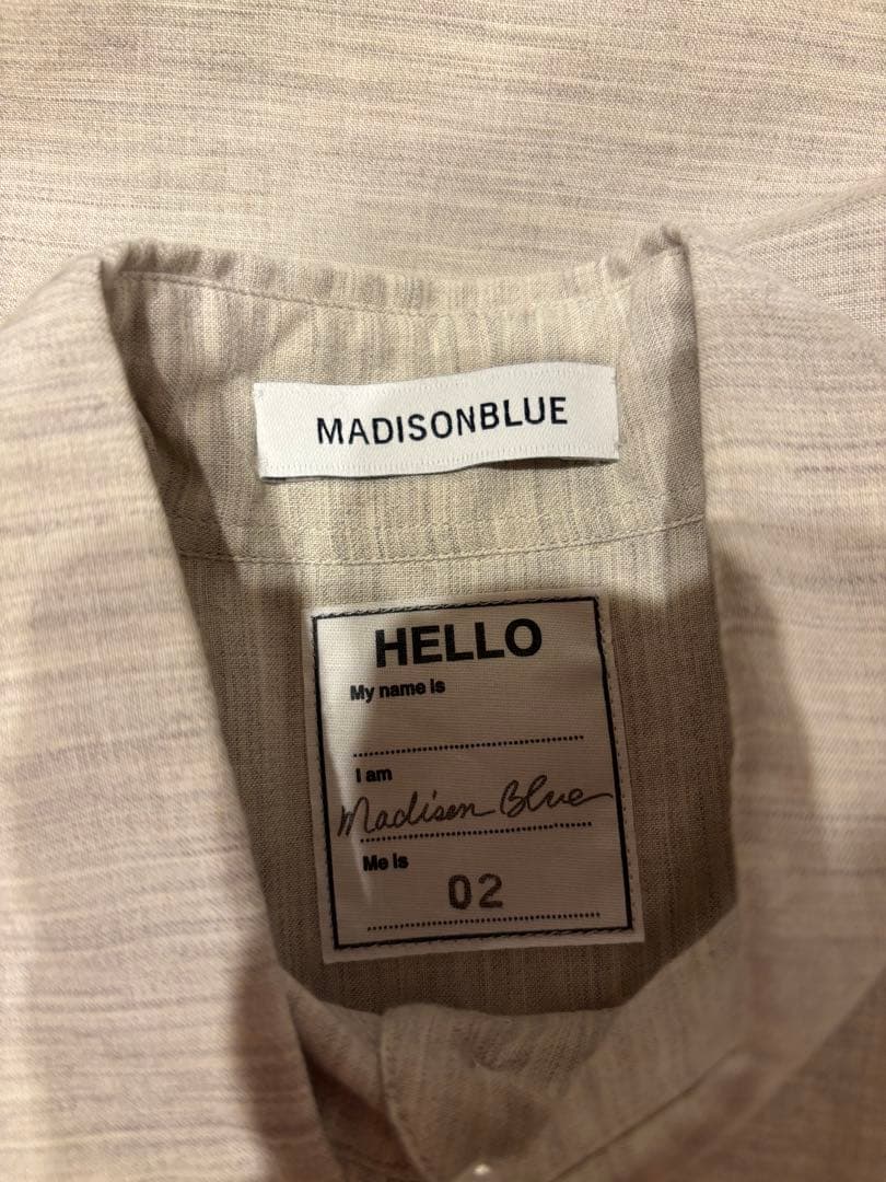 ❗️年末最終値下げ❗️✨美品✨MADISONBLUE コットン×アルパカシャツ