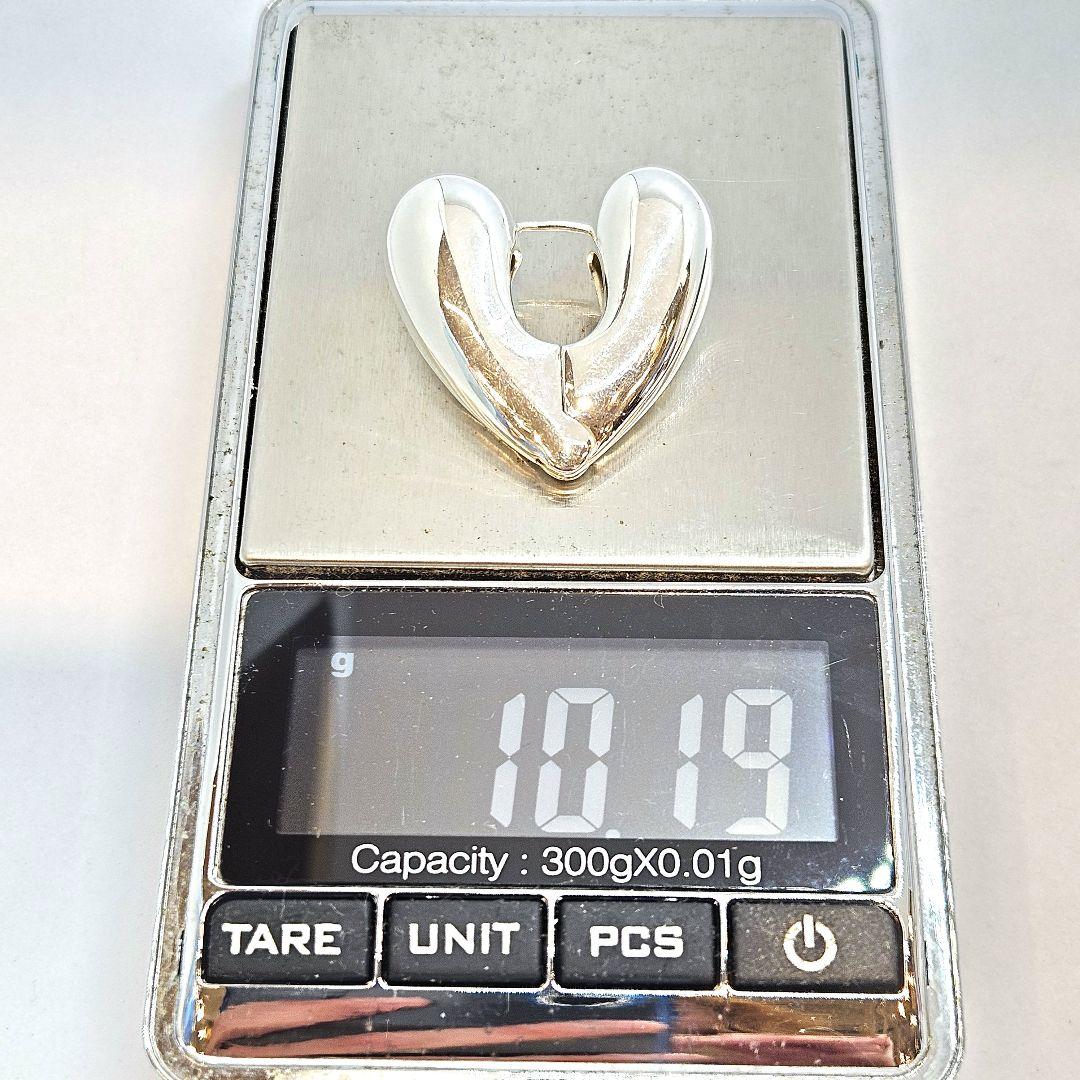 ANNIKA INEZ アニカイネズ ハートフープ ピアス ラージシルバー 片耳