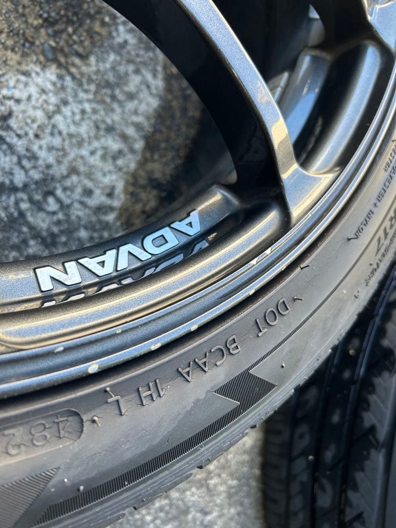 ADVAN 17インチ ホイールセット タイヤ付き　ND ロードスター