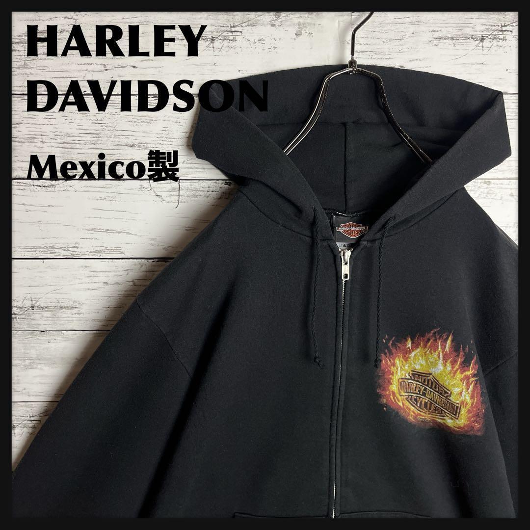 【即完モデル‼︎】ハーレーダビッドソン☆フレイム フルジップ パーカー D71