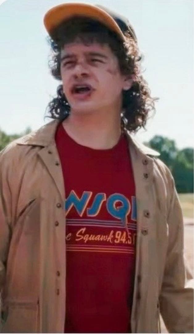 M*5様 ストレンジャーシングス 未知の世界/ WSQK スウェット レッド X