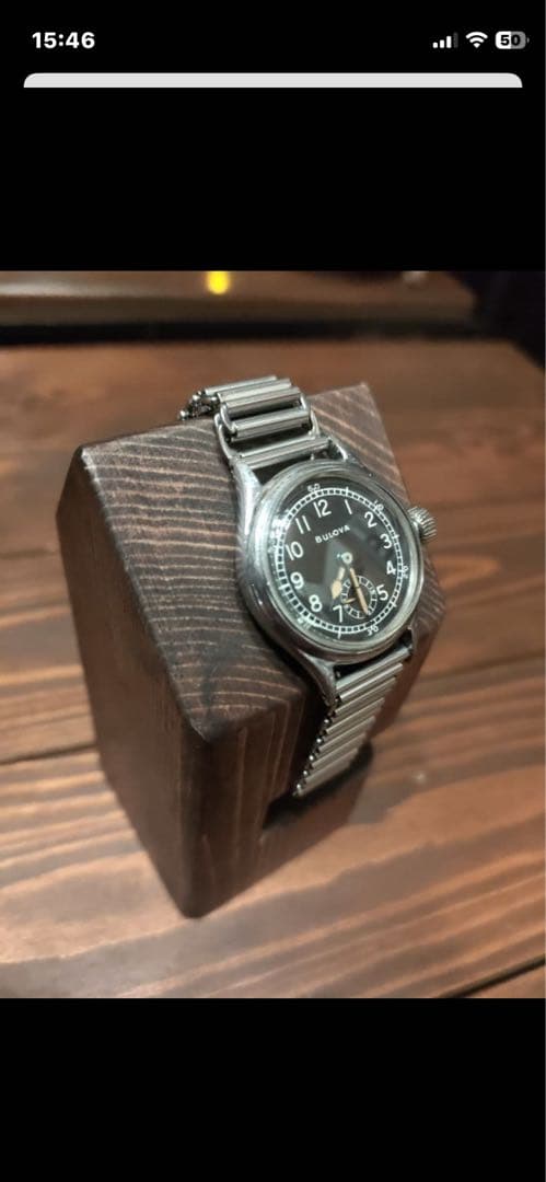 BLOVA USAAF 1940s〜50s 黒文字盤