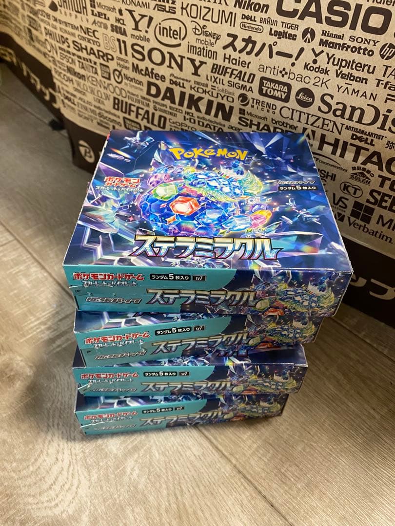 ポケモンカード 拡張パック ステラミラクル 4BOX シュリンクなし