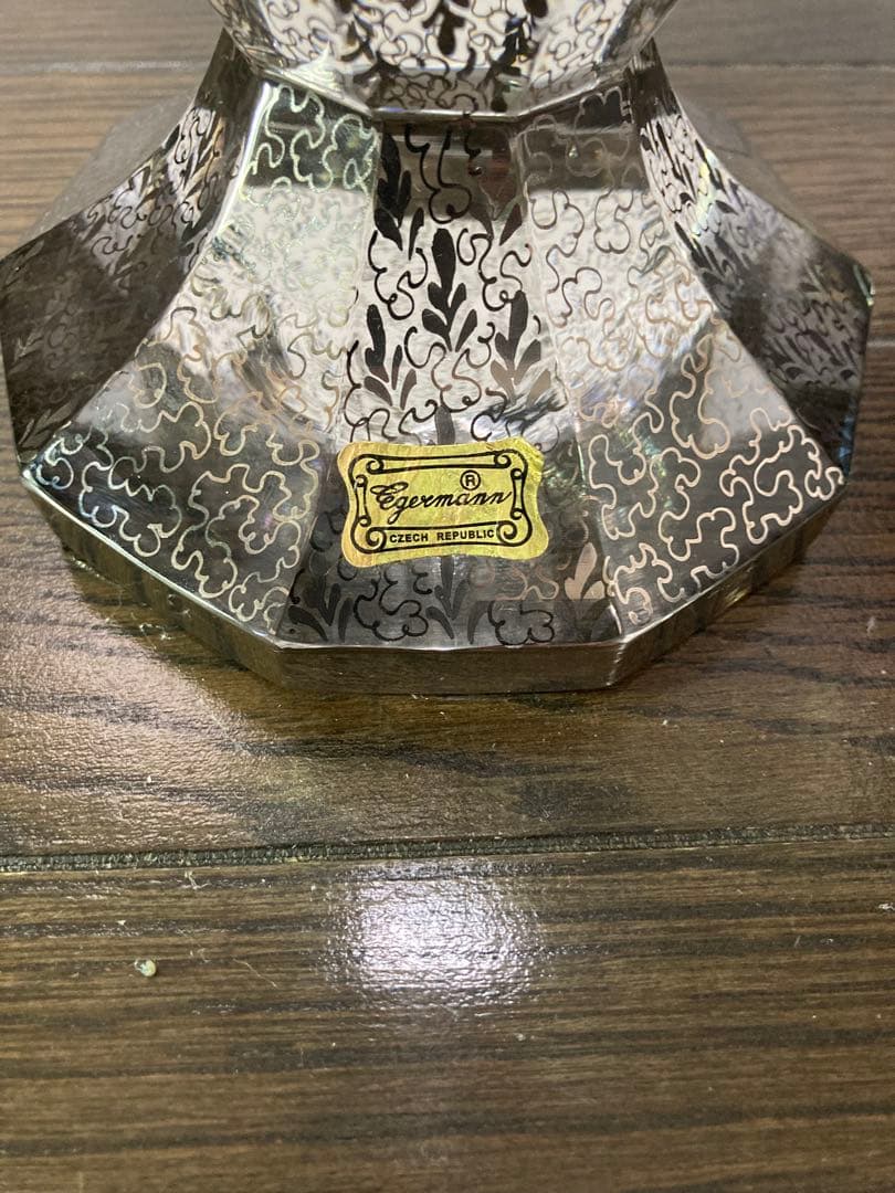 ボヘミアングラス　エーゲルマンモドレー　花瓶