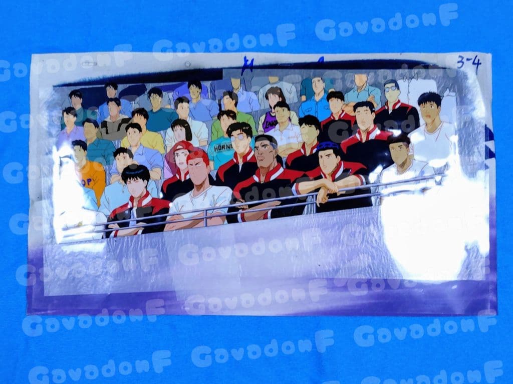 セル画 大判 背景付 スラムダンク SLAMDUNK 湘北メンバー 当時物