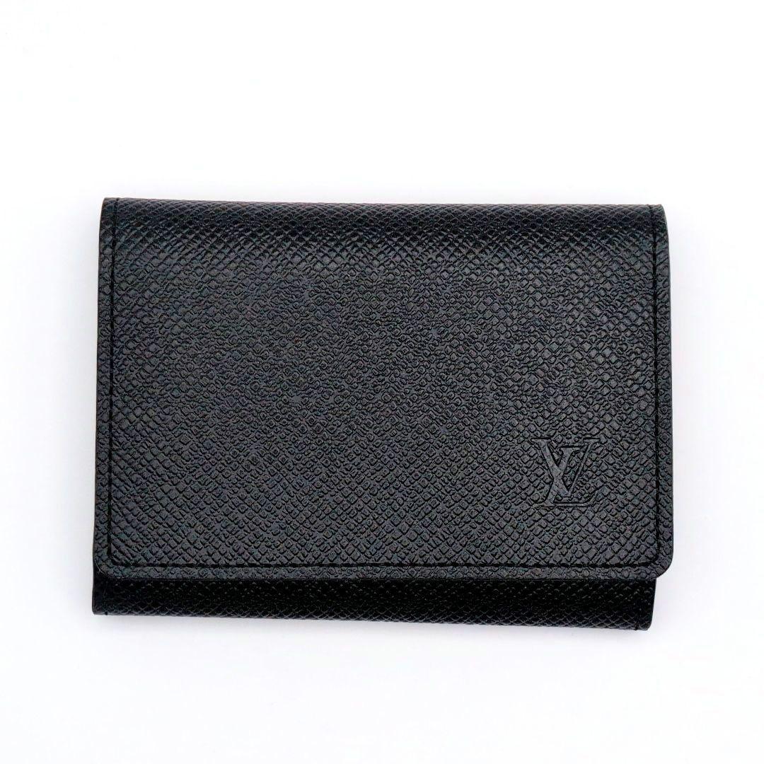 新品✨ルイヴィトン 名刺入れ タイガ アンヴェロップ カルトドゥヴィジット 黒