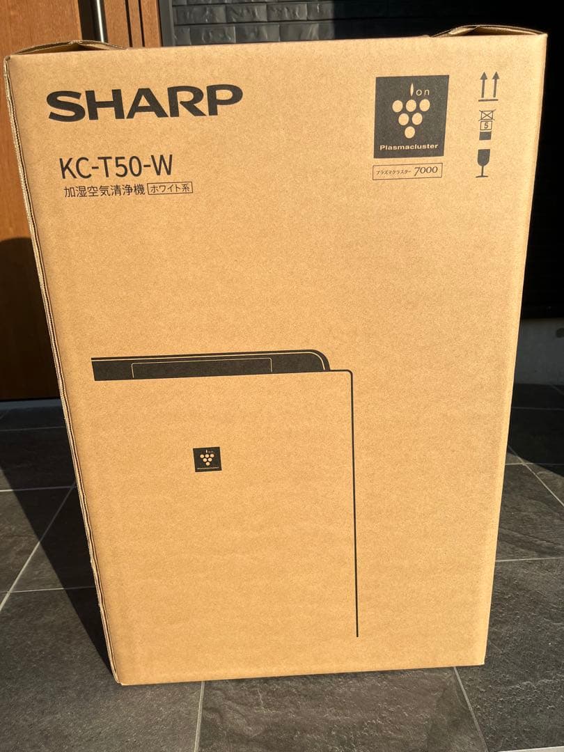 【新品未開封】SHARP KC-T50-W 加湿空気清浄機