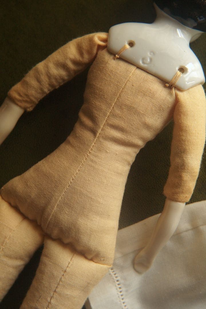 アンティーク チャイナヘッドドール ドイツ製