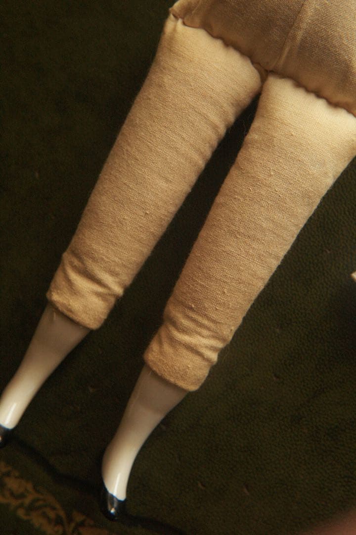 アンティーク チャイナヘッドドール ドイツ製