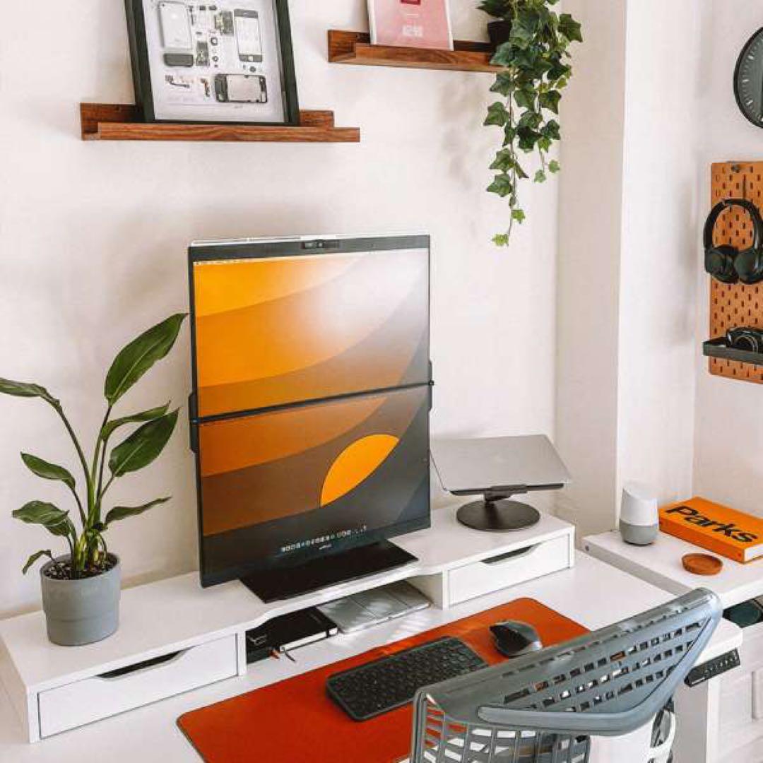 GEMINOS X 折りたたみ式デュタル 2x 24インチ WQHD モニター