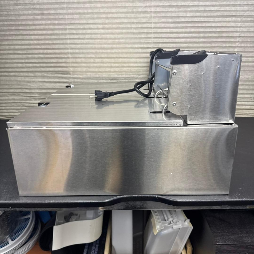 ☆未使用　業務用電気フライヤー　SA020Q　二槽式 12L 大容量　温度調整付