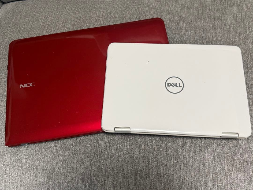 ノートPC 2台セット DELL NEC 動作確認済 充電器付