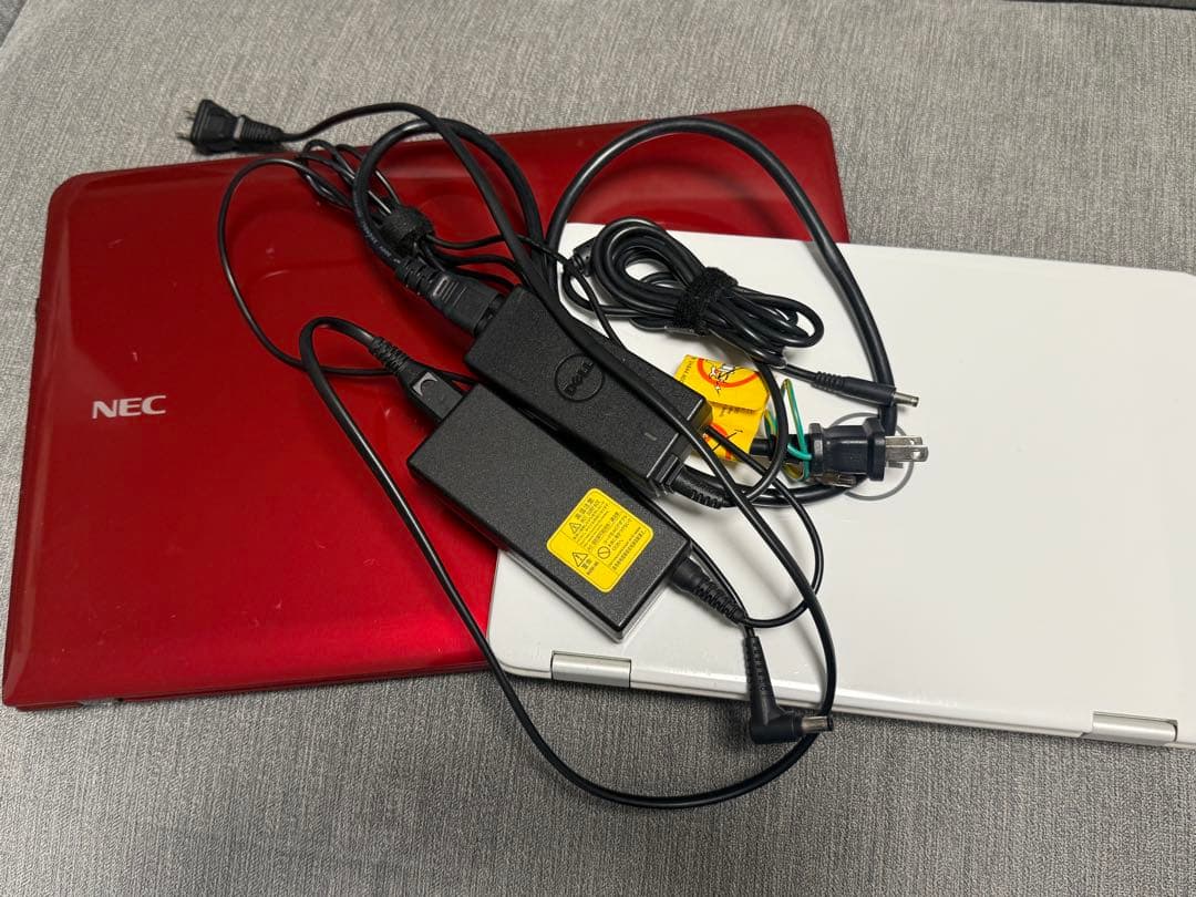 ノートPC 2台セット DELL NEC 動作確認済 充電器付