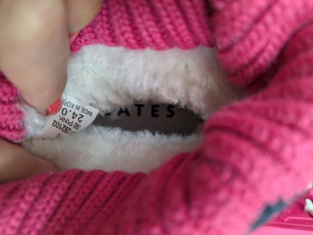 パーリーゲイツ　ブーツ　ピンク スパイク　24.0