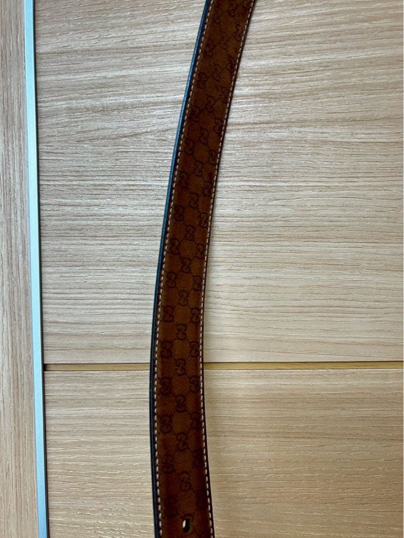 か*め様 gucci グッチ　ベルト　シンプル　正規店購入