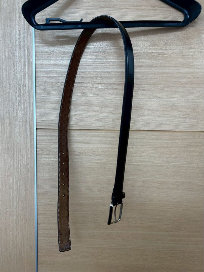 か*め様 gucci グッチ　ベルト　シンプル　正規店購入