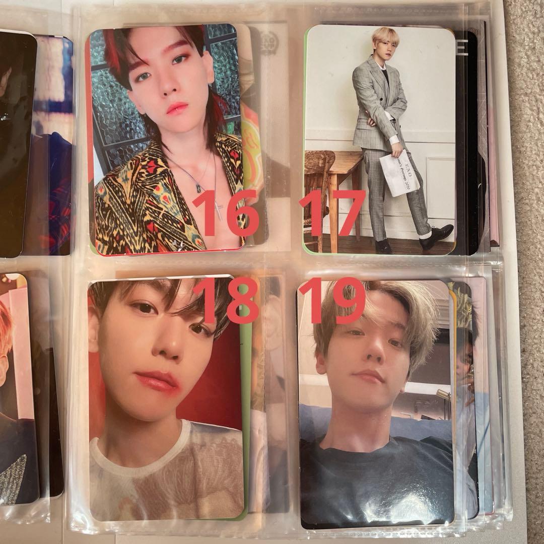 exo ベッキョン　セフン　チャニョル　トレカ