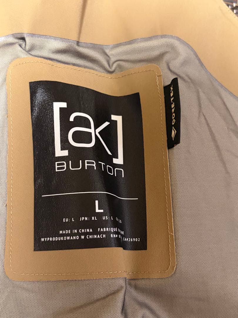 Burton ak GORE-TEX ジャケット+ビブパンツ