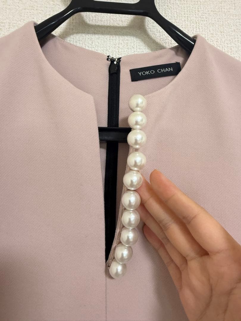 美品 ヨーコチャン パールドレス