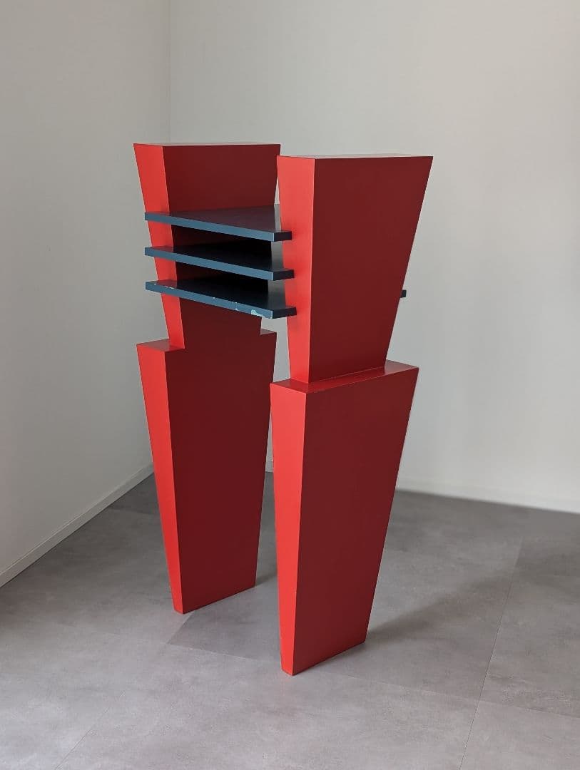 ポストモダン メンフィス シェルフ 花台 ディスプレイ台 ヴィンテージ