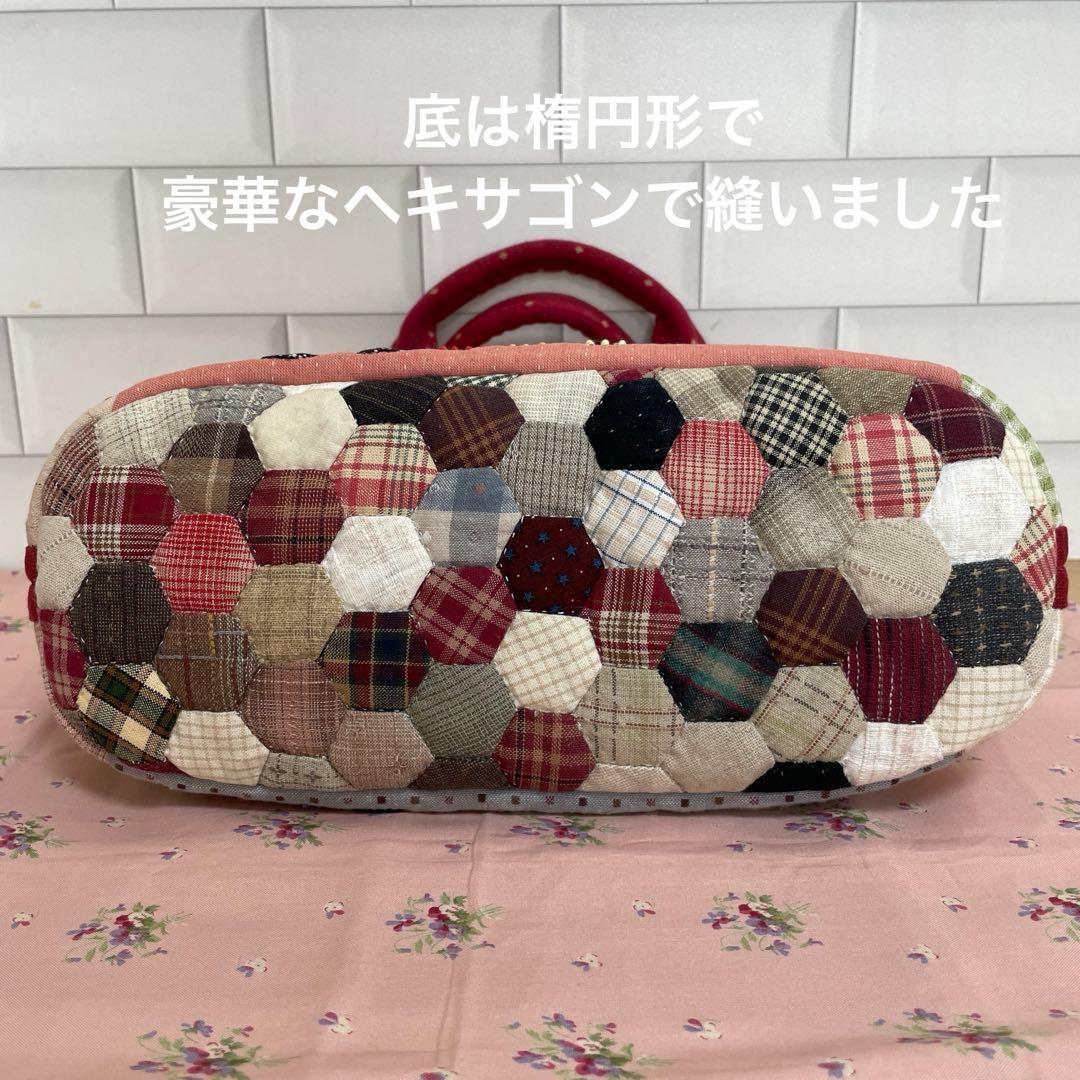 XXXXX様　スーちゃん貝殻トートバッグ　遊園地　パッチワーク　先染め