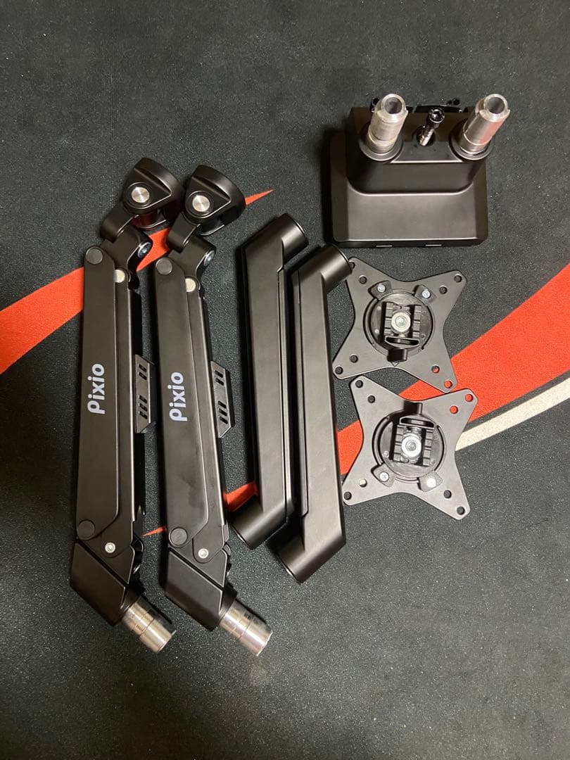 Pixio モニターアーム Dual ブラック PSW1D