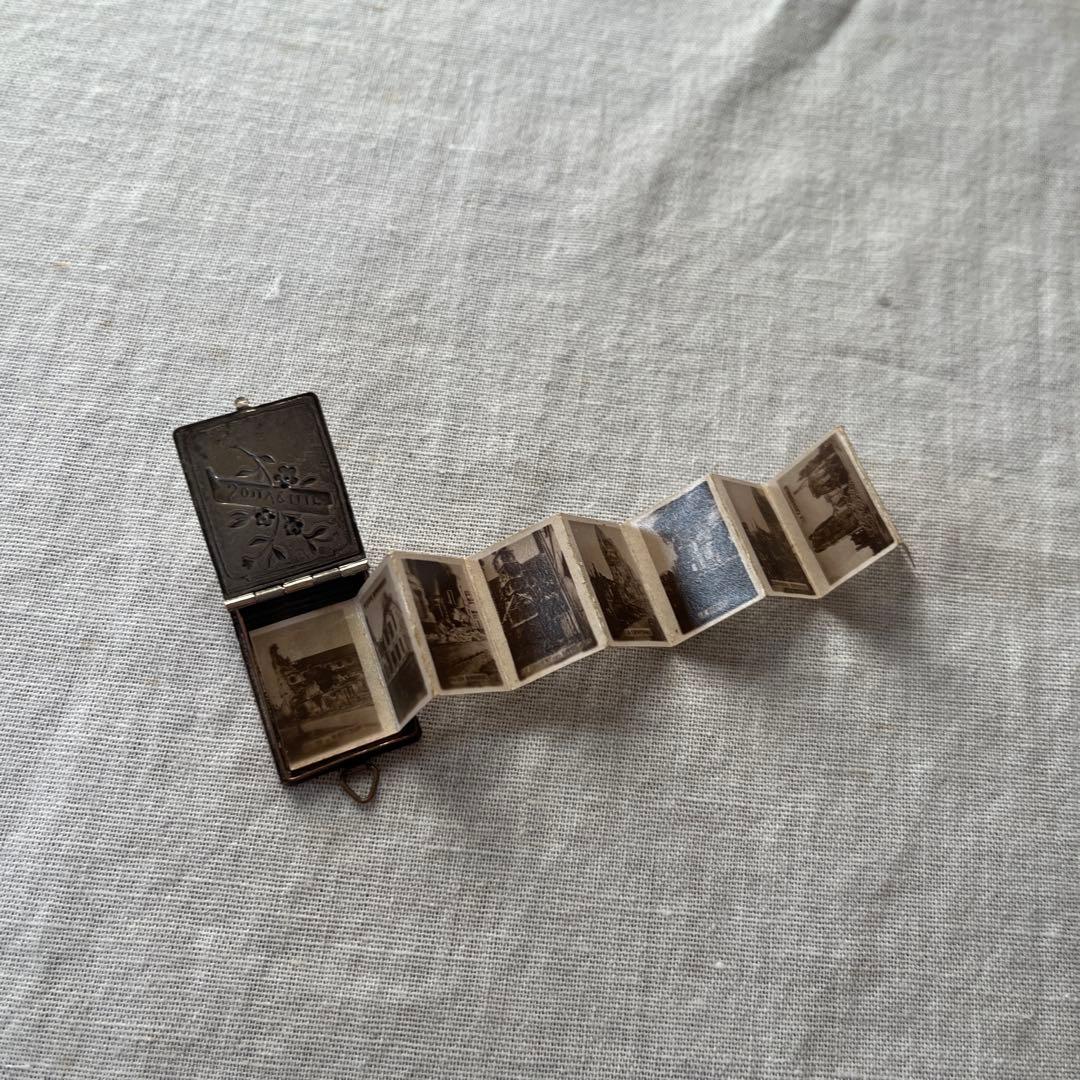 レア　アンティーク　フランス　アルバム　ドールハウス