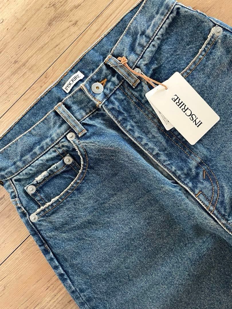 専用ページです　新品未使用 INSCRIRE アンスクリア ストレートデニム