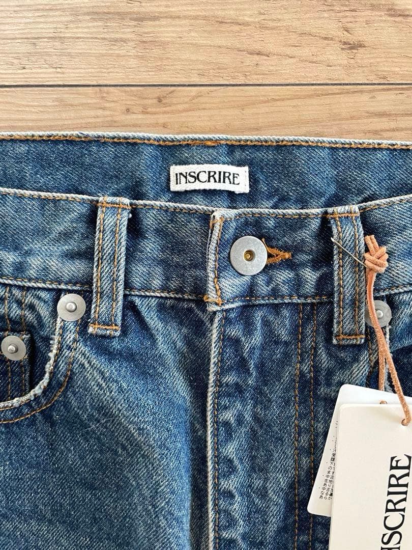 専用ページです　新品未使用 INSCRIRE アンスクリア ストレートデニム
