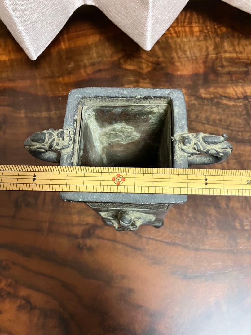 【蔵出し品】大正、戦前アンティーク　花瓶　花入　希少品