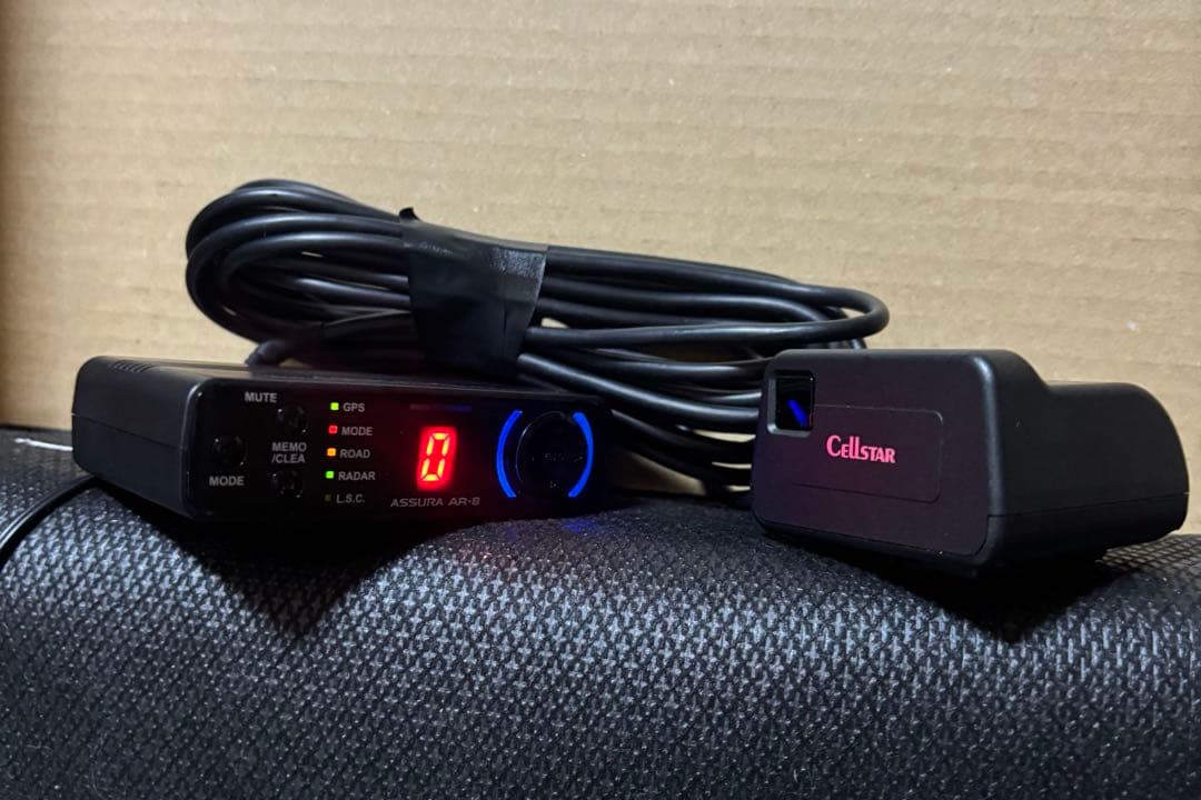 レア機種　セルスター　AR-8 レーザー&レーダー探知機　セパレート