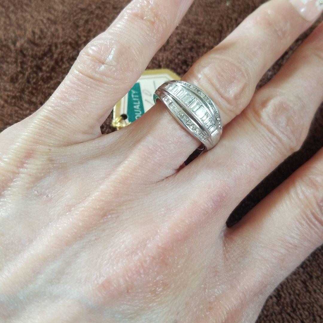 ちゃとらん❣️ダイヤリング１カラット プラチナ９００