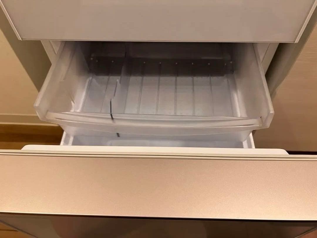 SHARP シャープ SJ-GD14E-W つけかえどっちもドア ガラスドア 白