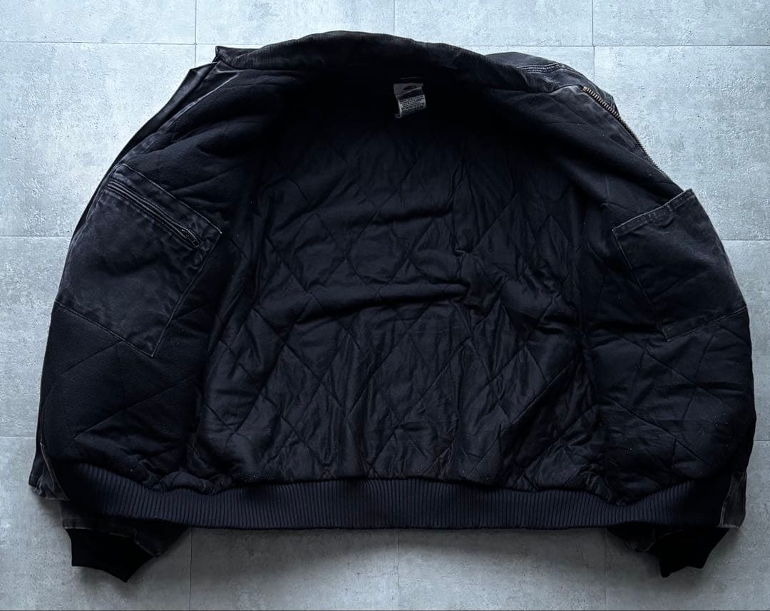 カーハート　J165 BLK ボンバー デトロイトジャケット A-2型 フェード