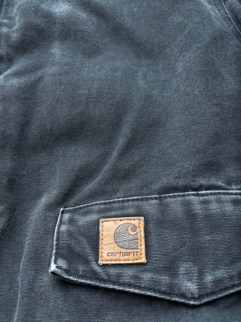 カーハート　J165 BLK ボンバー デトロイトジャケット A-2型 フェード