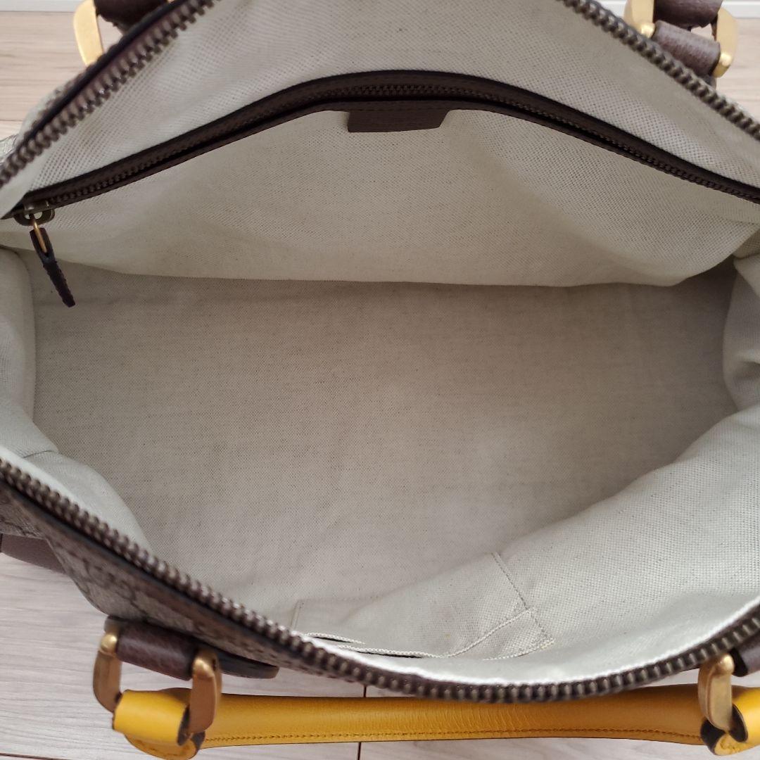 GUCCI ネオヴィンテージ ダッフルバッグ　GG スプリーム キャンバスレザー