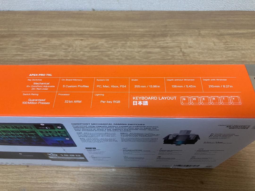 SteelSeries 日本語配列 Apex Pro TKL JP 64737