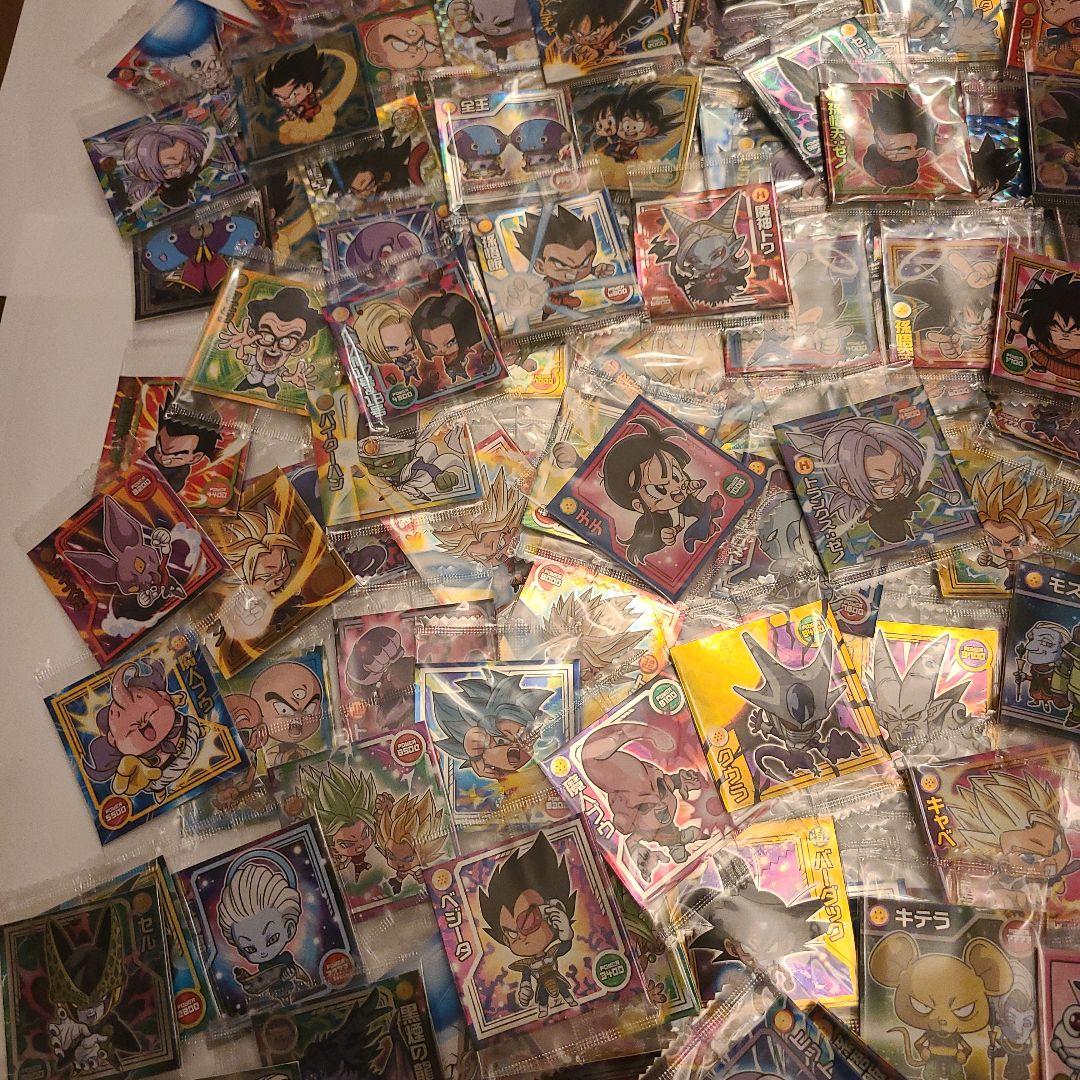 ドラゴンボール超戦士シールウエハース まとめ売り225枚