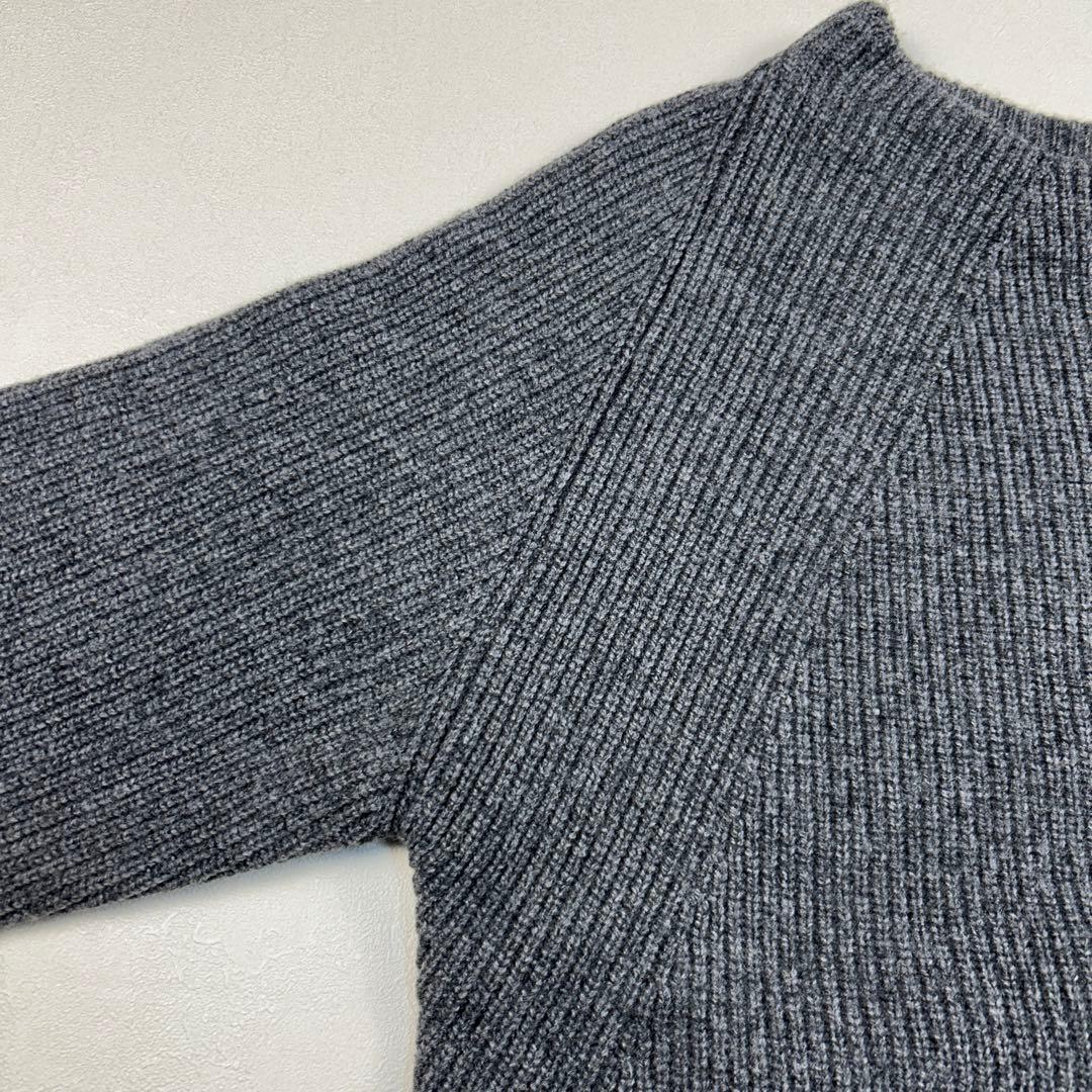 ミューズドゥーズィエムクラス 美品 ボートネック カシミヤシルク混 ワイドニット