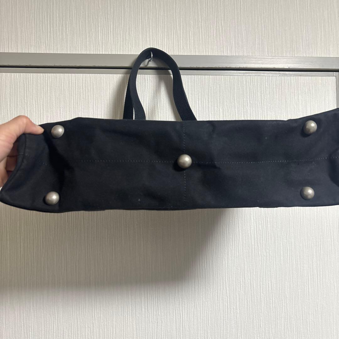 あ*ん様 信三郎帆布　ブラックトート　大きめ