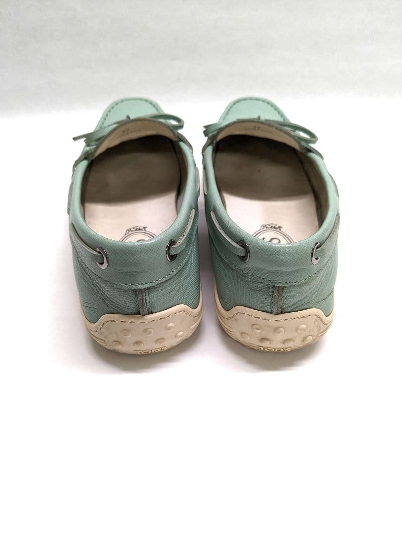 TOD'Sトッズ　レディースローファーモカシンドライビングシューズ37　24cm
