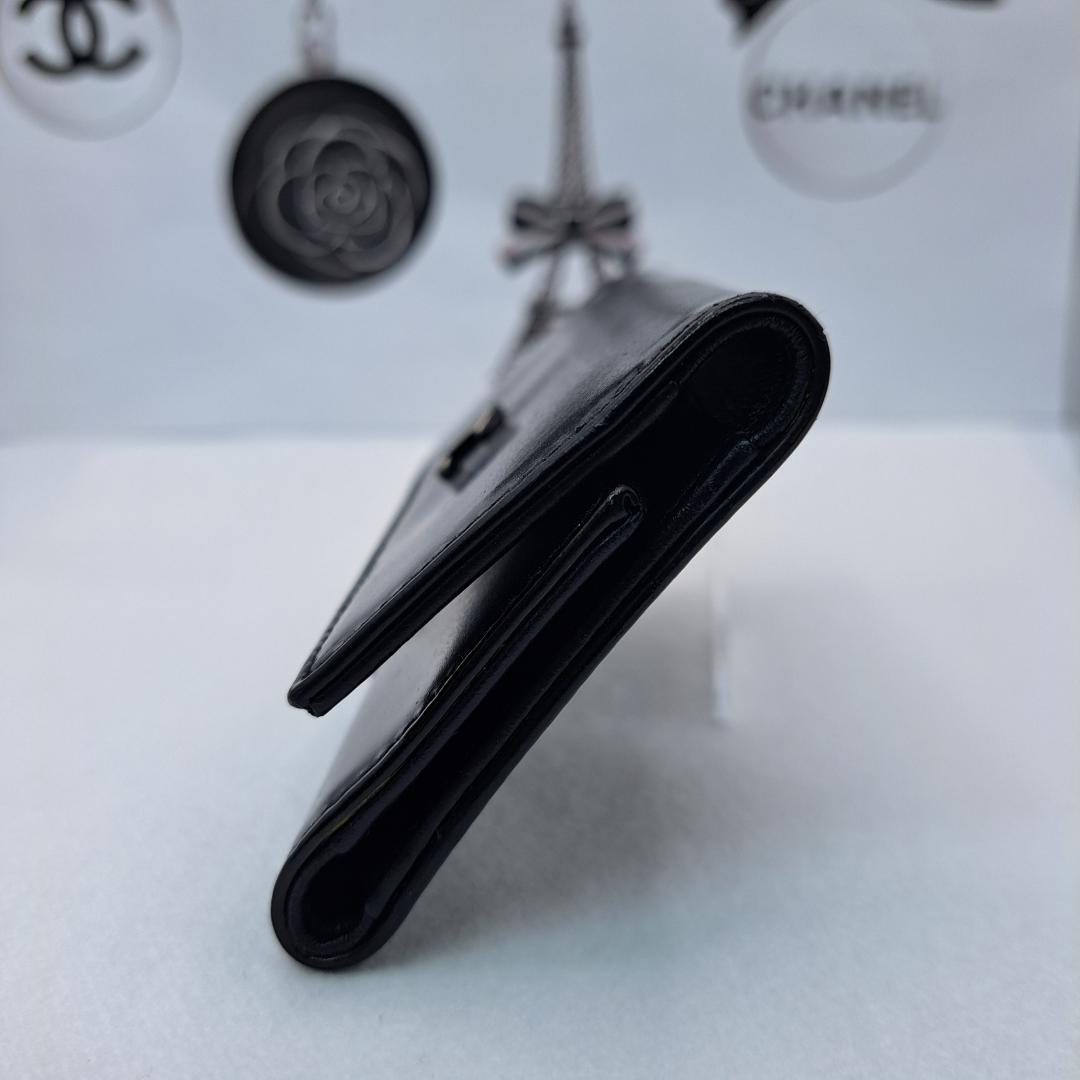 CHANEL　高級感あり　キーケース　エンメル　ブラック