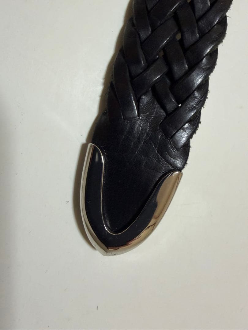 J&M DAVIDSON メッシュベルト 黒 スペイン製25mm 中古美品