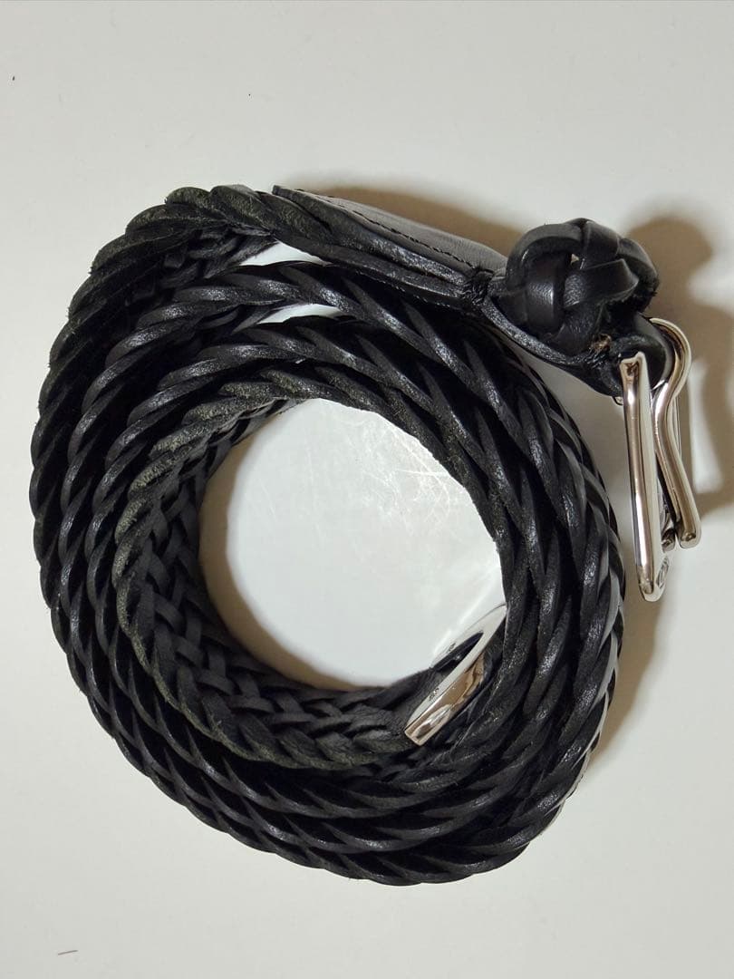 J&M DAVIDSON メッシュベルト 黒 スペイン製25mm 中古美品