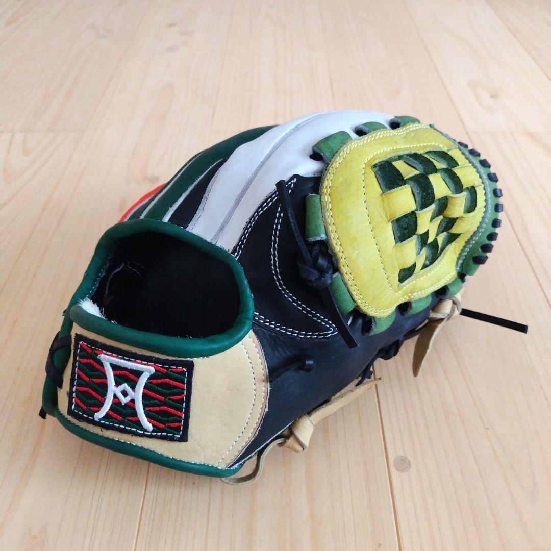 硬式・軟式兼用　野球グローブ(ナイジェリア産)