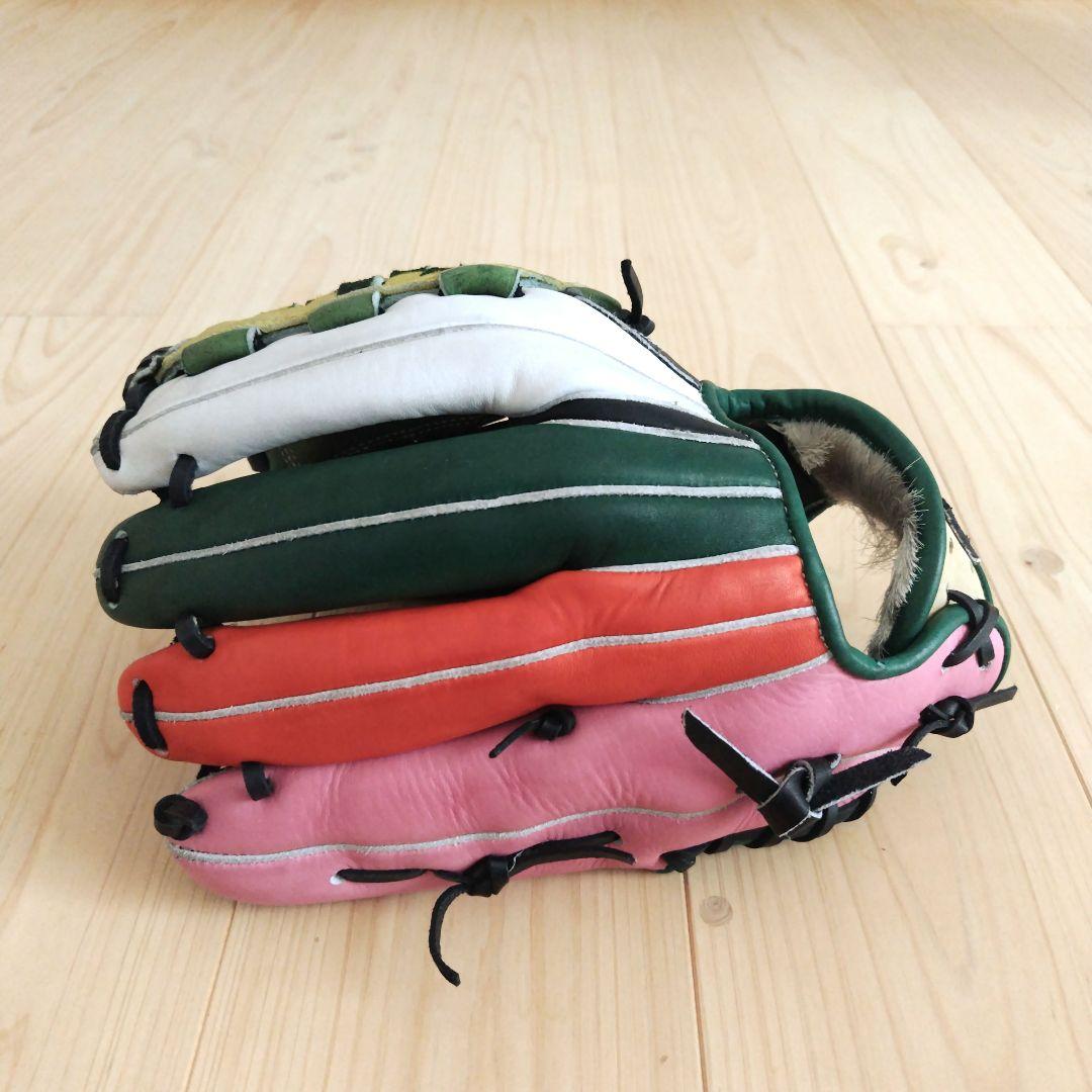 硬式・軟式兼用　野球グローブ(ナイジェリア産)